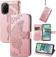 Откидной чехол для Xiaomi Redmi A5, Butterfly, розовый rose gold