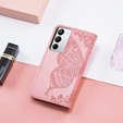Откидной чехол для Realme C71, Butterfly, розовый rose gold