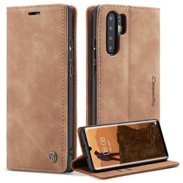 Чехол CASEME для Huawei P30 Pro, Leather Wallet Case, коричневый