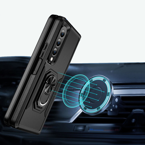 Броньований Чoхол до do Samsung Galaxy Z Fold 4 5G, Nox Case Ring, чорний
