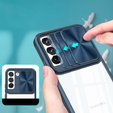Чехол до Samsung Galaxy A14 4G/5G, Slide Camera, синий
