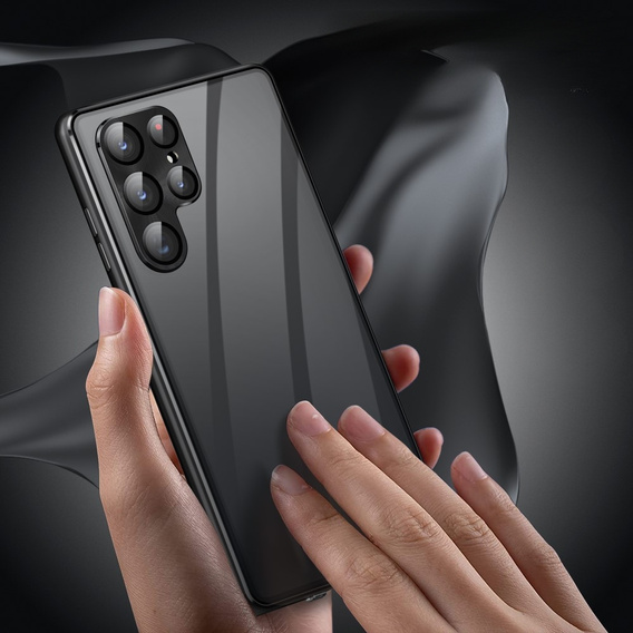 Чохол для Samsung Galaxy S23 Ultra, Magnetic Dual Glass, чорний