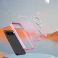 Гибридный чехол Fusion для Google Pixel 10 Pro XL, для MagSafe, с подставкой, розовый