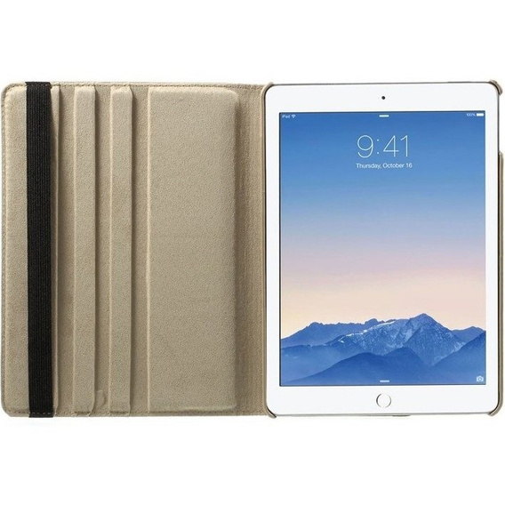Чехол для iPad Air 2 9.7" 2014 TB330FU 10.95", вращающийся на 360, золотой
