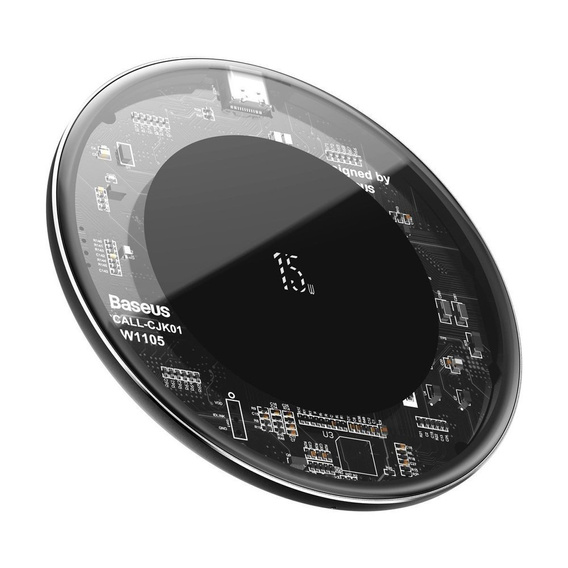Baseus Simple Беспроводное индуктивное зарядное устройство 15 Вт, Black