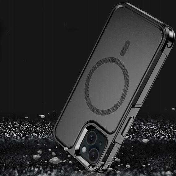 Чoхол до iPhone 15 Plus, MagForce MagSafe, чорний