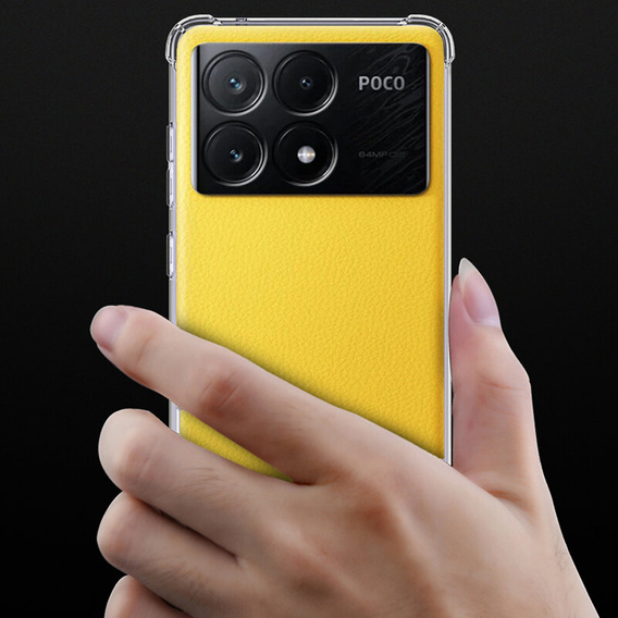 Чoхол до Xiaomi Poco F6 Pro, Dropproof, прозорий