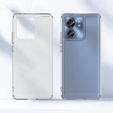 Чехол до Motorola Edge 40, Fusion Hybrid, прозрачный