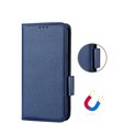 Откидной чехол для Cat S75 5G, Wallet Litchi Magnet, темно-синий