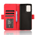 Откидной чехол для Motorola Edge 50 Fusion 5G, Card Slot, красный