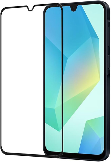 3D загартоване скло для Samsung Galaxy A16, чорна рамка
