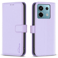 Чохол-сумка для Xiaomi Redmi Note 13 Pro 4G / Xiaomi Redmi Note 14S / Xiaomi Poco M6 Pro 4G, BINFEN Wallet, фіолетовий
