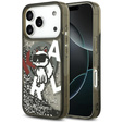 Чехол Karl Lagerfeld Liquid Glitter Choupette MagSafe для iPhone 17 Pro Max