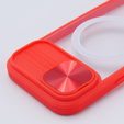 Чoхол до iPhone 15, Slide Camera Magsafe, червоний