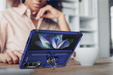 Бронированный Чехол до Samsung Galaxy Z Fold 4 5G, Nox Case Ring, синий