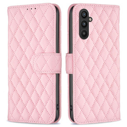 Откидной чехол для Samsung Galaxy A25 5G, BINFEN Wallet, розовый + 9H стекло