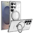 Магнитный чехол для Samsung Galaxy S25 Ultra, для MagSafe, серебряный