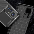 Чoхол до Xiaomi 12T, Carbon Gel, чорний