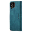 Чехол CASEME для Samsung Galaxy M33 5G, Leather Wallet Case, синий