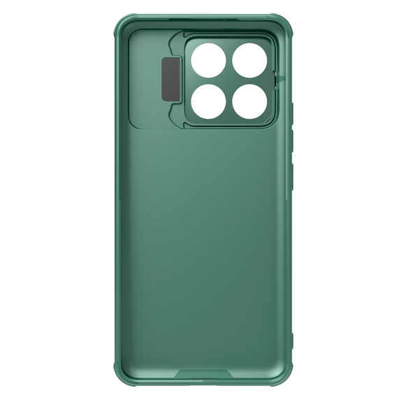 Чехол для Xiaomi Poco F6 Pro, бронированный Nillkin, CamShield Prop, зелёный