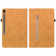 Чохол для Samsung Galaxy Tab S10 Lite / S10 FE / S9 FE, Wallet Pen Slot, жовта