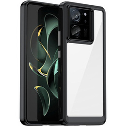 Чoхол до Xiaomi 13T / 13T Pro, Fusion Hybrid, прозорий / чорний