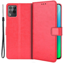 Футляр з клапаном для T Phone Pro 5G, Crazy Horse Wallet, червоний