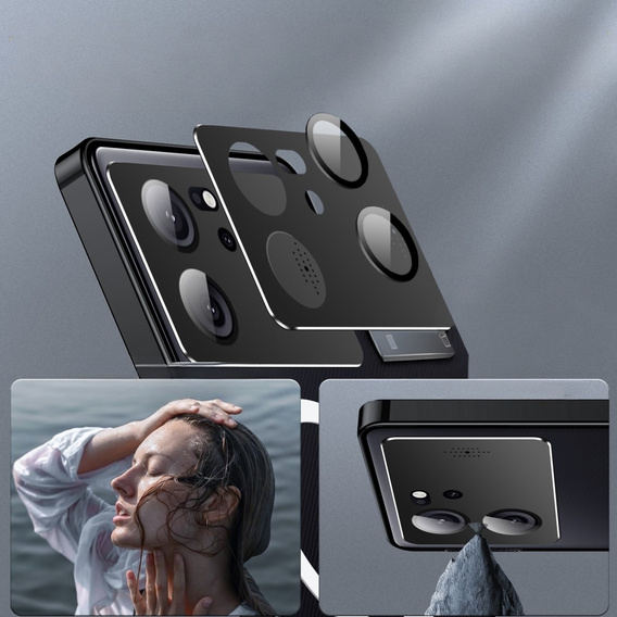 Защитный чехол для камеры Xiaomi 13T / 13T Pro, CamShield MagSafe, прозрачный / черный