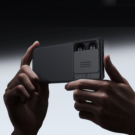 Бронированный чехол Nillkin для Xiaomi Poco F6, CamShield Pro, чёрный