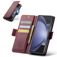 CASE фліп-чохол для Samsung Galaxy Z Fold6 5G, Litchi Wallet, червоний