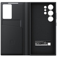 Оригинальный чехол Samsung для Galaxy S24 Ultra, S View Wallet Cover, чёрный