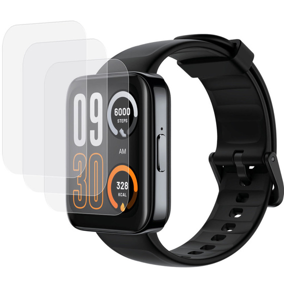 3x ERBORD Гідрогелева фольга для Realme Watch 3 Pro