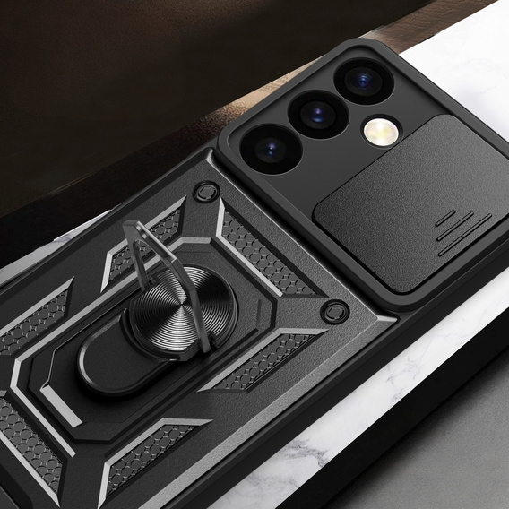 Чохол NOX Camera Slide Samsung Galaxy S24+ Plus, CamShield Slide, чорний