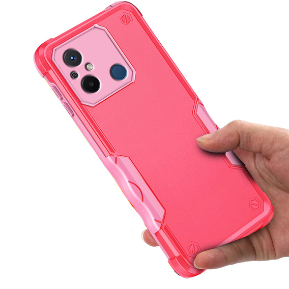 Бронированный чехол для Xiaomi Redmi 12C, Dual-Layer, розовый