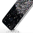 Чoхол до Samsung Galaxy M21, Glittery, чорний