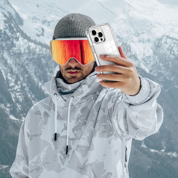 Чехол для iPhone 14 Pro, Shockproof, с пленкой, прозрачный