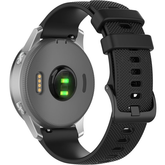 Силиконовый ремешок 18mm до Garmin Vivomove 3S / Vivoactive 4S, Black