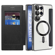 Чохол-книжка для Samsung Galaxy S25 Ultra, RFID Wallet MagSafe CamShield, чорний
