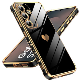 Чехол до Samsung Galaxy S25 FE, Electro heart, чёрный