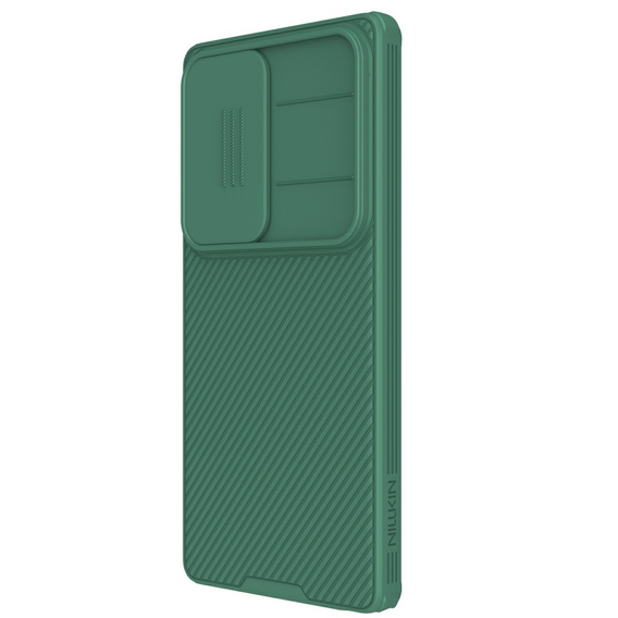 Чохол для Samsung Galaxy S25 Ultra, броньований Nillkin, CamShield Pro, зелений
