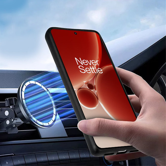 Чoхол до OnePlus Nord 3 5G, Leather Hybrid MagSafe, зелений
