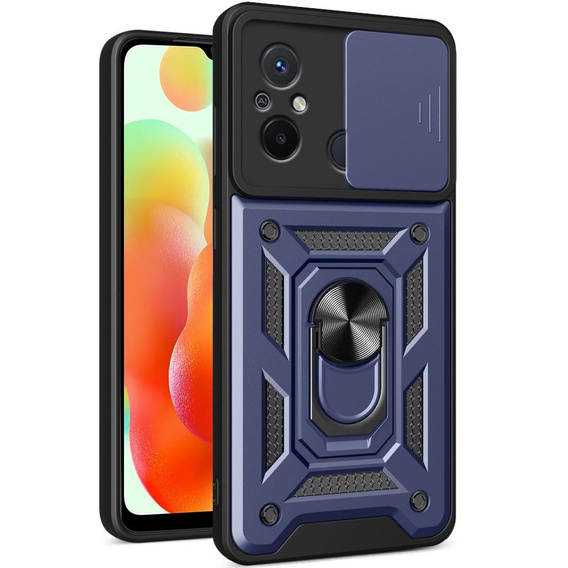 Чохол NOX Camera Slide Xiaomi Redmi 12C, CamShield Slide, синій