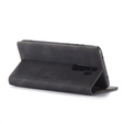 Чехол CASEME для Xiaomi Redmi Note 8 Pro, Leather Wallet Case, чёрный