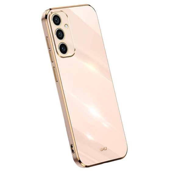 Чехол для Samsung Galaxy A55 5G, Glamour CamShield, розовый