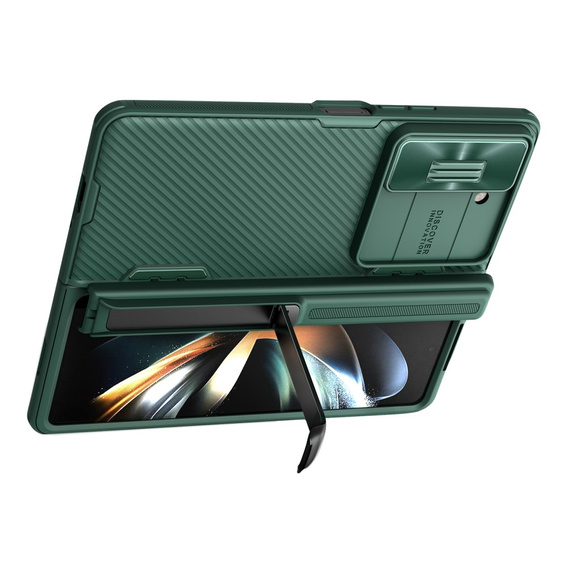 Чохол NILLKIN для Samsung Galaxy Z Fold5 5G, CamShield Pro Case, з підставкою, зелений