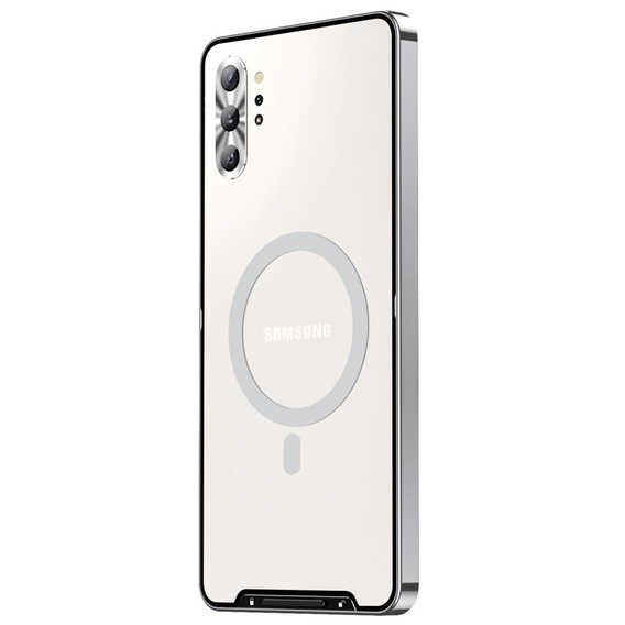 Захисний чохол для камери Samsung Galaxy Note 10+ Plus, CamShield MagSafe, прозорий / сріблястий