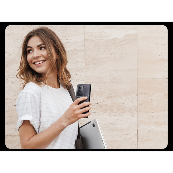 Чохол DuxDucis для Oppo Reno 12, Aimo case, прозорий / чорний