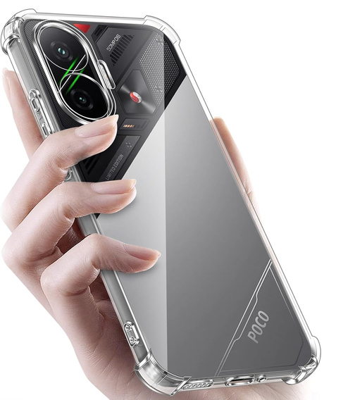 Чoхол до Xiaomi Poco F7, Dropproof, прозорий