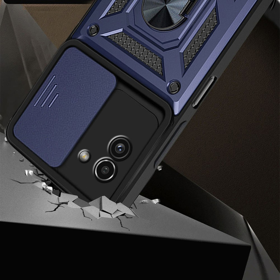 Чохол NOX Camera Slide Samsung Galaxy A03, CamShield Slide, синій