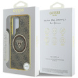 Чехол GUESS Magnetic IML Metal Glitter 4G Circle Triangle для Samsung Galaxy S25 Ultra
